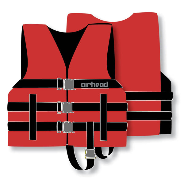 Airhead Nylon Child PFD Open Side Red
