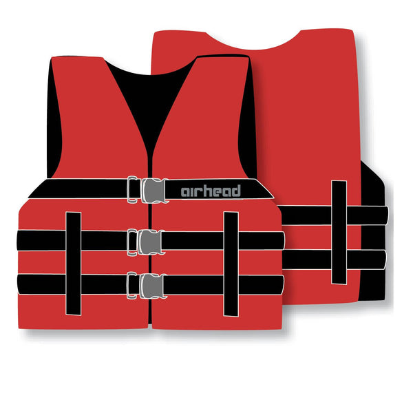 Airhead Nylon Youth PFD Open Side Red