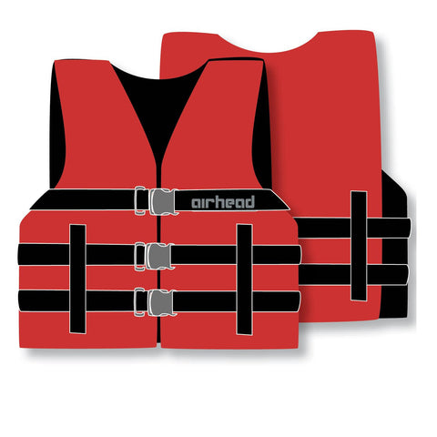 Airhead Nylon Youth PFD Open Side Red
