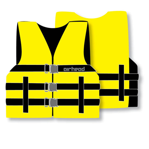 Airhead Nylon Youth PFD Open Side Yellow