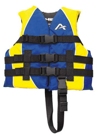 Airhead Child Closed Side Nylon PFD Bl/Yw