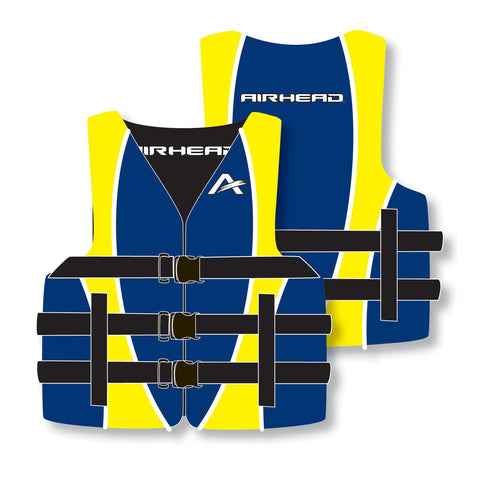 Airhead Youth Closed Side Nylon PFD Bl/Yw