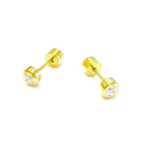 B.Tiff Stainless Steel Stud Earrings
