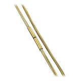 B.Tiff Pavé I Gold Plated Bar Pendant