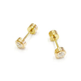 B.Tiff Stainless Steel Stud Earrings
