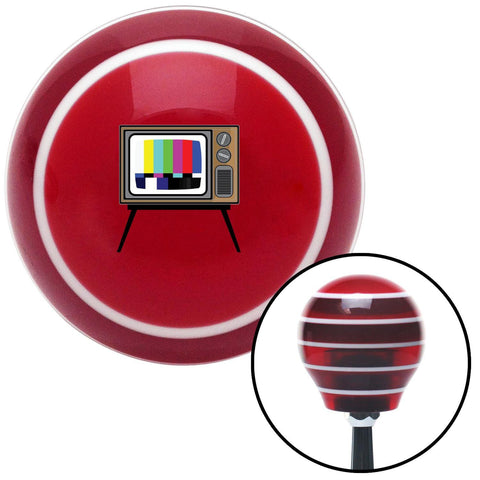 TV  Red Stripe Shift Knob with M16 x 15 Insert