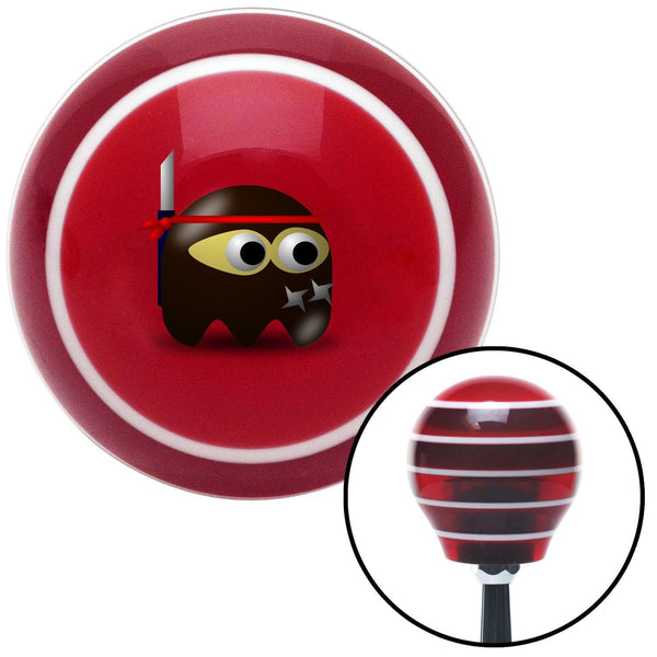 Ninja Ghost Red Stripe Shift Knob with M16 x 15 Insert
