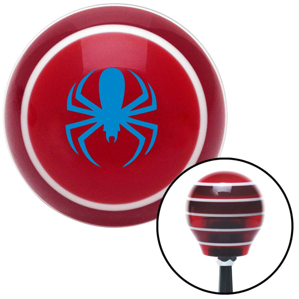 Blue Spider Red Stripe Shift Knob with M16 x 15 Insert