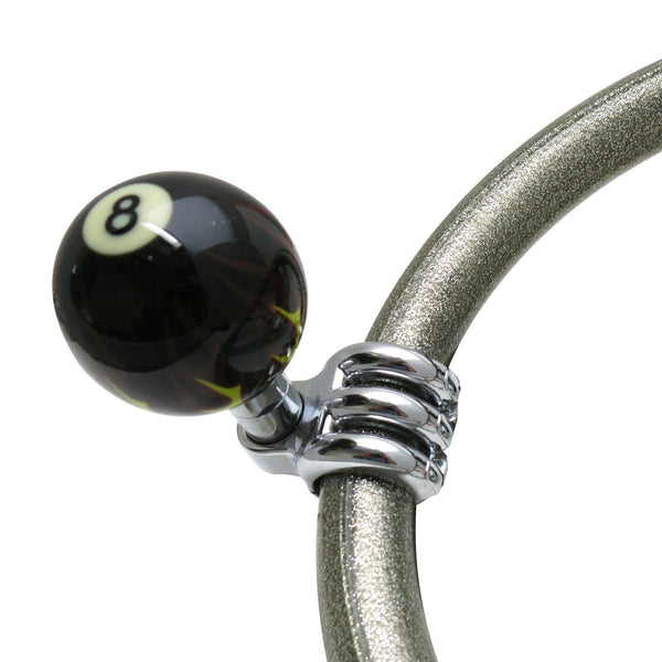 Black Flame 8 Ball Suicide Brody Knob Opaque