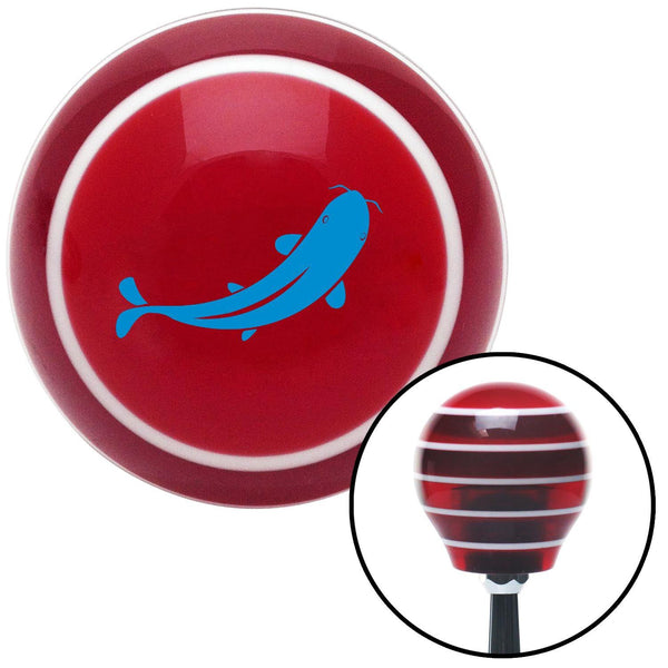 Blue Killer Whale Red Stripe Shift Knob with M16 x 15 Insert