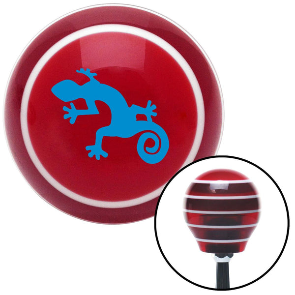 Blue Gecko Red Stripe Shift Knob with M16 x 15 Insert