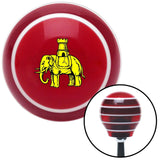 Golden Elephant Red Stripe Shift Knob with M16 x 15 Insert