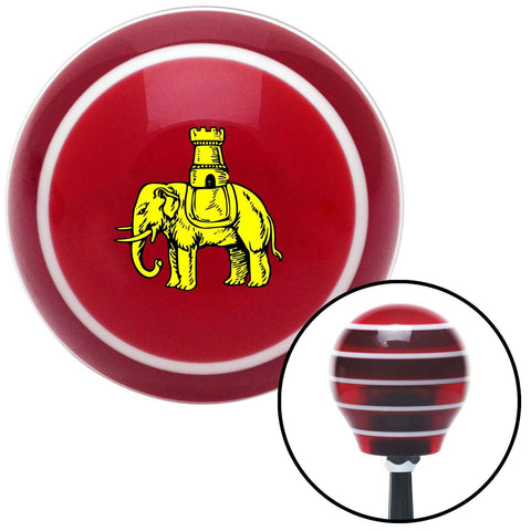 Golden Elephant Red Stripe Shift Knob with M16 x 15 Insert