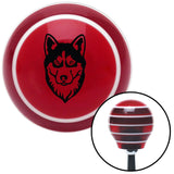 Husky Red Stripe Shift Knob with M16 x 15 Insert