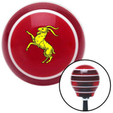 Golden Goat Red Stripe Shift Knob with M16 x 15 Insert