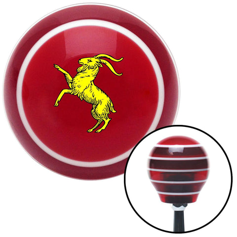 Golden Goat Red Stripe Shift Knob with M16 x 15 Insert