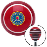 FBI Red Stripe Shift Knob with M16 x 15 Insert