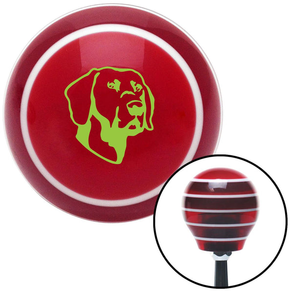Green Dog Red Stripe Shift Knob with M16 x 15 Insert