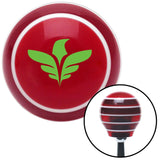 Green Thunderbird Red Stripe Shift Knob with M16 x 15 Insert