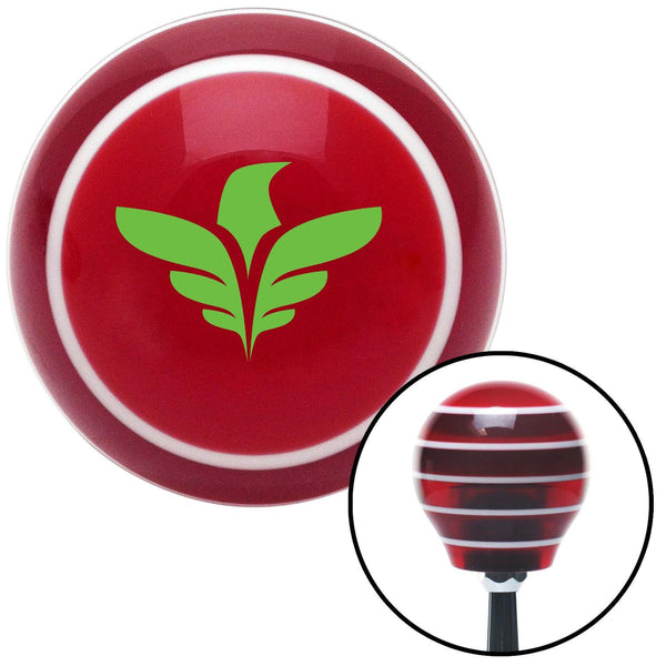 Green Thunderbird Red Stripe Shift Knob with M16 x 15 Insert