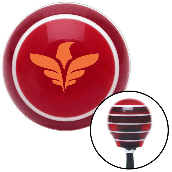 Orange Thunderbird Red Stripe Shift Knob with M16 x 15 Insert