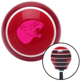 Pink Panther Red Stripe Shift Knob with M16 x 15 Insert