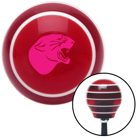 Pink Panther Red Stripe Shift Knob with M16 x 15 Insert