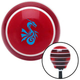 Blue Dragon Serpent Red Stripe Shift Knob with M16 x 15 Insert
