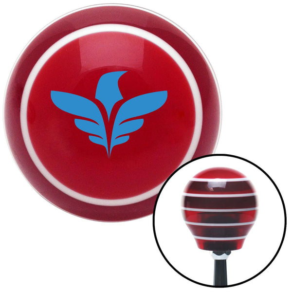 Blue Thunderbird Red Stripe Shift Knob with M16 x 15 Insert