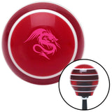 Pink Dragon Red Stripe Shift Knob with M16 x 15 Insert