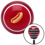 Hotdog Red Stripe Shift Knob with M16 x 15 Insert