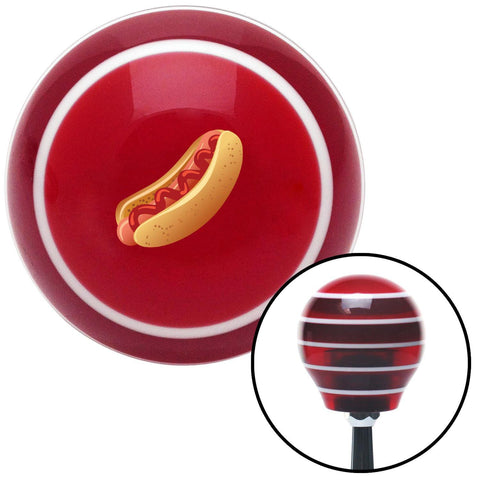 Hotdog Red Stripe Shift Knob with M16 x 15 Insert