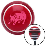 Pink Bull Red Stripe Shift Knob with M16 x 15 Insert