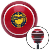 Oregon State Seal Red Stripe Shift Knob with M16 x 15 Insert
