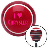 Pink I 3 CHRYSLER Red Stripe Shift Knob with M16 x 15 Insert