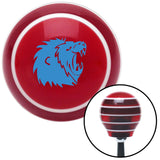 Blue Lion Red Stripe Shift Knob with M16 x 15 Insert