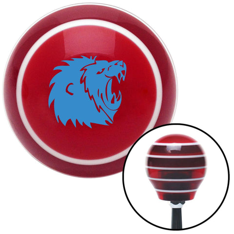Blue Lion Red Stripe Shift Knob with M16 x 15 Insert