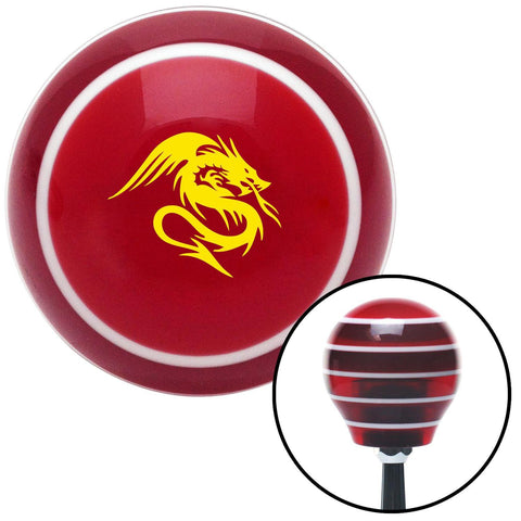 Yellow Dragon Red Stripe Shift Knob with M16 x 15 Insert