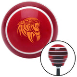 Orange Wildcat Red Stripe Shift Knob with M16 x 15 Insert