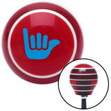 Blue Hang Ten Red Stripe Shift Knob with M16 x 15 Insert