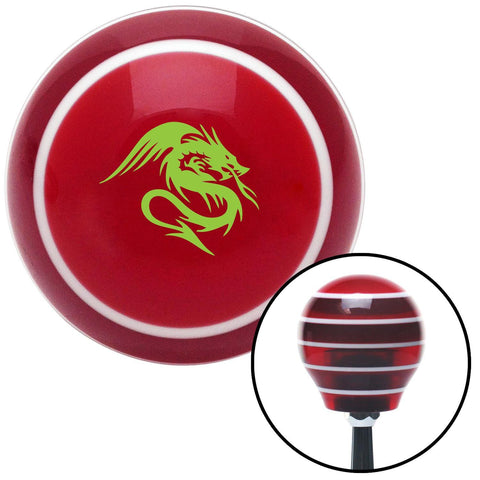 Green Dragon Red Stripe Shift Knob with M16 x 15 Insert