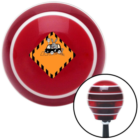 Donkey Driver Red Stripe Shift Knob with M16 x 15 Insert