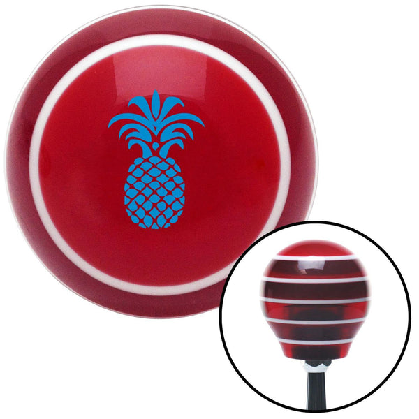 Blue Pineapple Red Stripe Shift Knob with M16 x 15 Insert