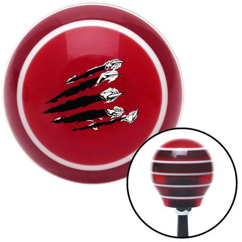 Claws Red Stripe Shift Knob with M16 x 15 Insert