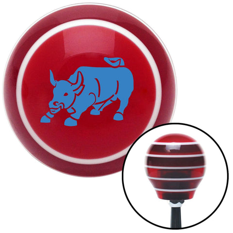 Blue Bull Red Stripe Shift Knob with M16 x 15 Insert