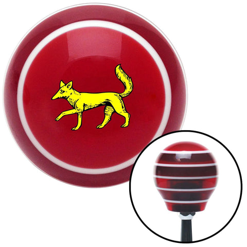 Golden Fox Red Stripe Shift Knob with M16 x 15 Insert