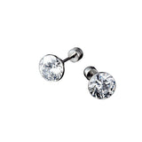 B.Tiff Eternity Classic Solitaire Earrings