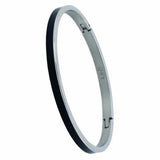 BTiff Enamel Inset Bangle Bracelet Gold Plated Small, Med, Large
