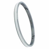 BTiff Enamel Inset Bangle Bracelet Gold Plated Small, Med, Large