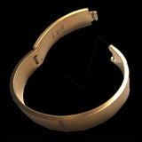 BTiff B.Tiff Signity Star Brighter than Diamond Gold Steel Pave 2 Bangle Bracelet Double Stack